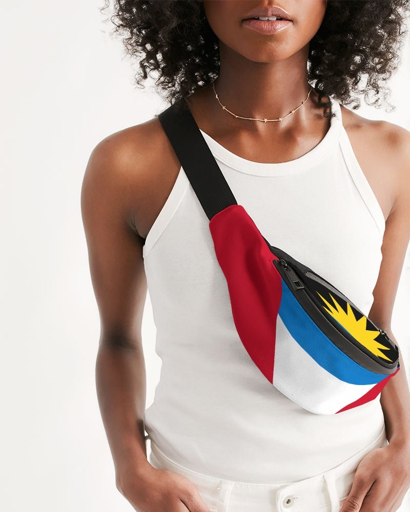 Antigua & Barbuda Flag Crossbody Sling Bag - Conscious Apparel Store Antigua & Barbuda Flag Crossbody Sling Bag - Conscious Apparel Store