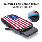 American Flag Mobile Phone Purse