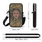 Nubian Girl (Olive) Mobile Phone Purse