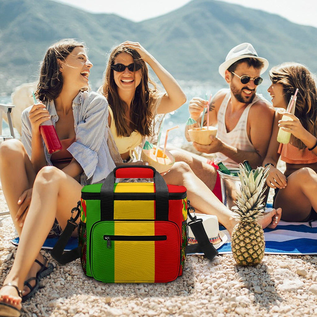 Rastafarian Flag Insulated Cooler Bag