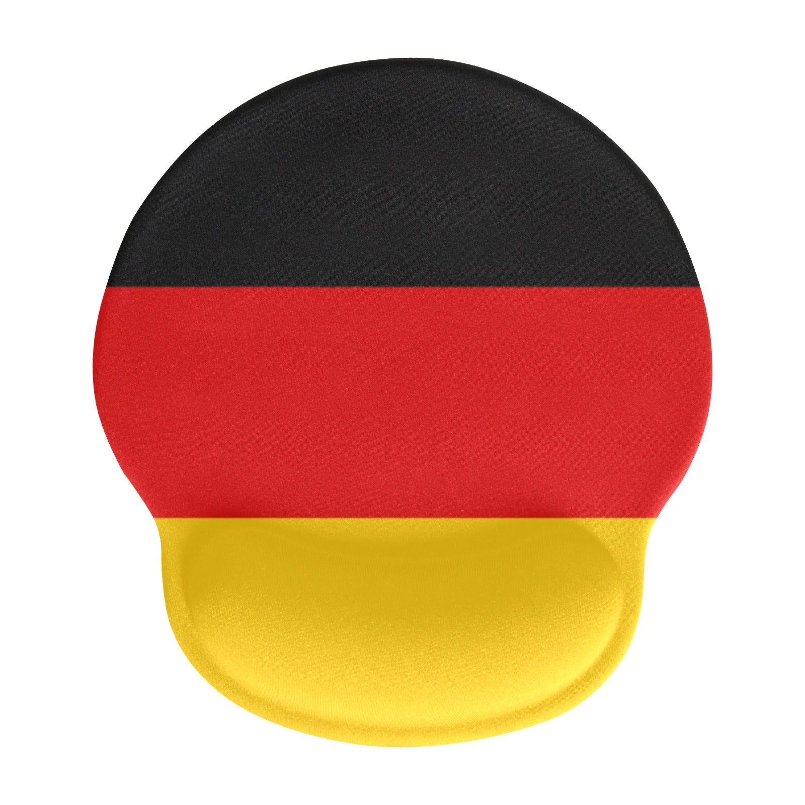 Germany Flag Mouse Pad with Wrist Rest Support