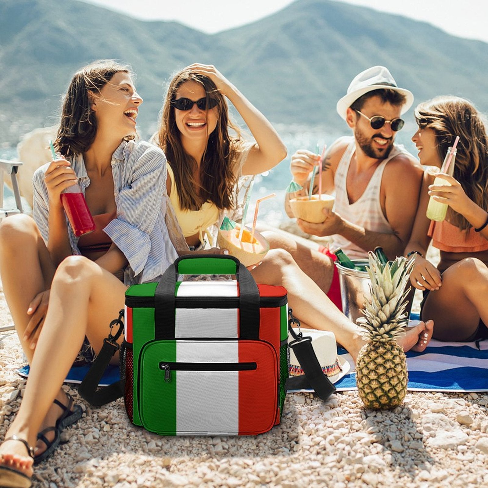 Italy Flag Cooler Bag