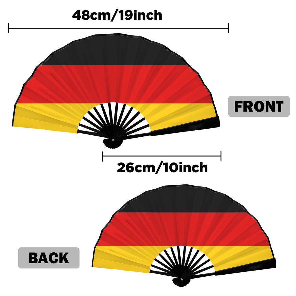 Germany Flag Double-Sided Custom Folding Fan