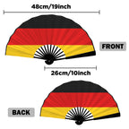 Germany Flag Double-Sided Custom Folding Fan