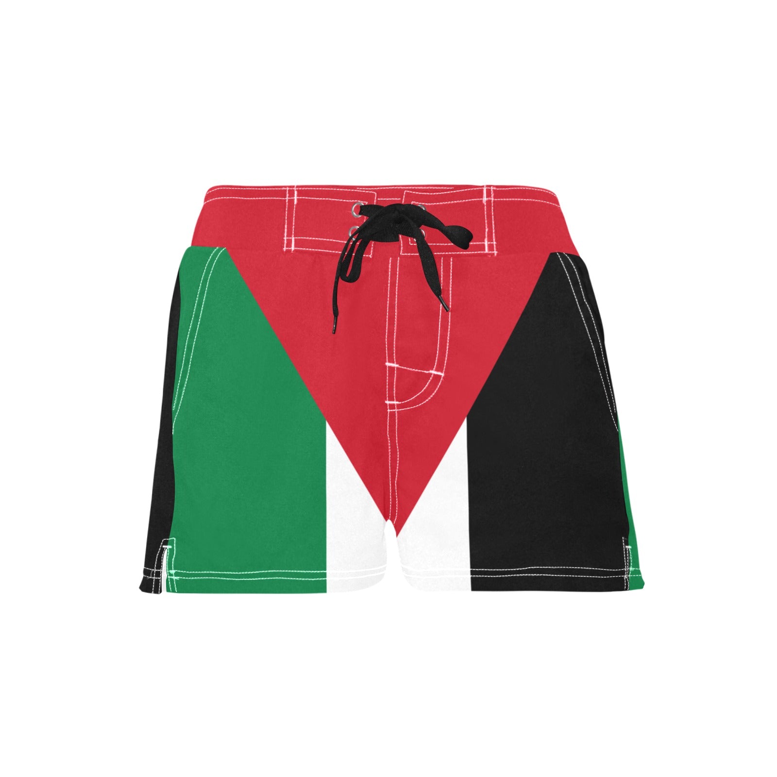 Palestine Flag Women's Casual Board Shorts