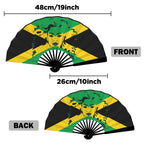 Janaican Girl Double-Sided Custom Folding Fan