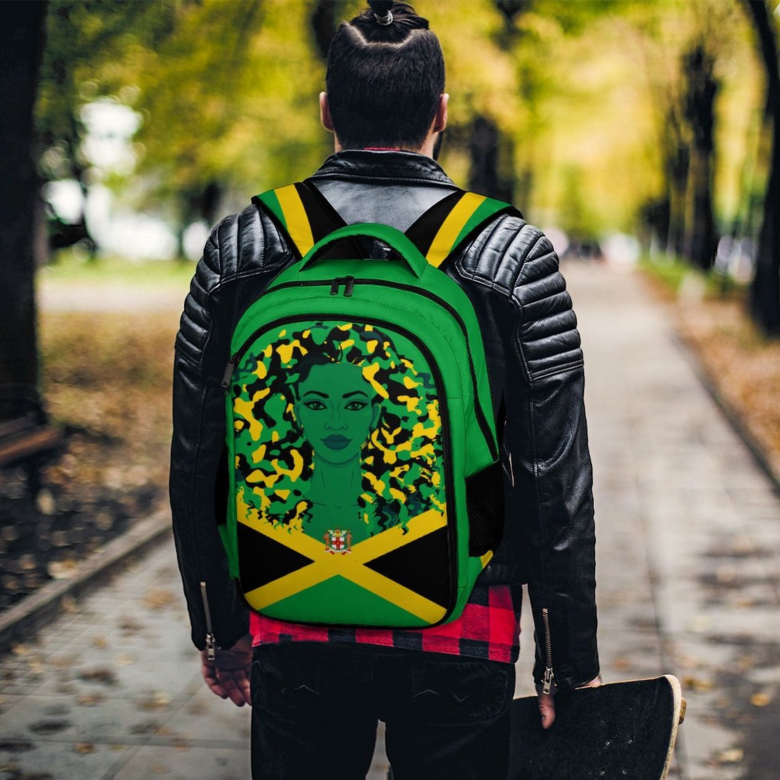 Jamaican Girl Casual Backpack