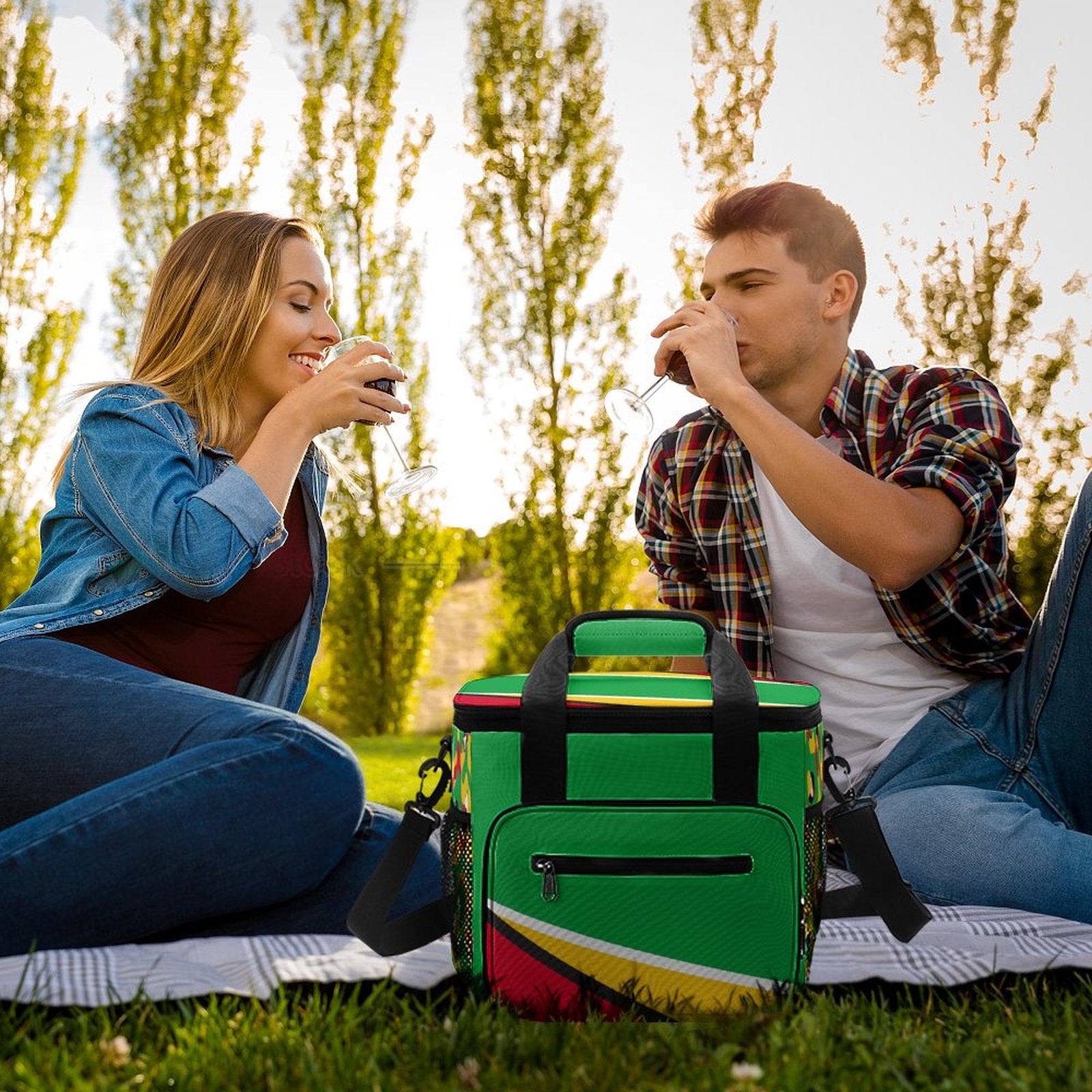 Guyana Flag Insulated Cooler Bag II