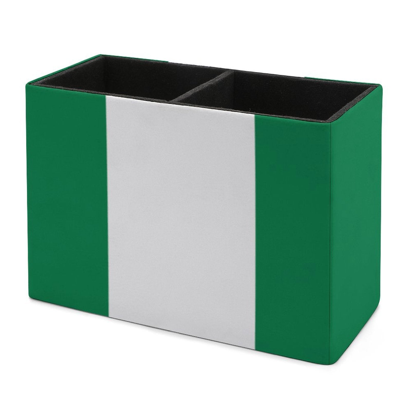 Nigeria Flag Leather Pen Holder