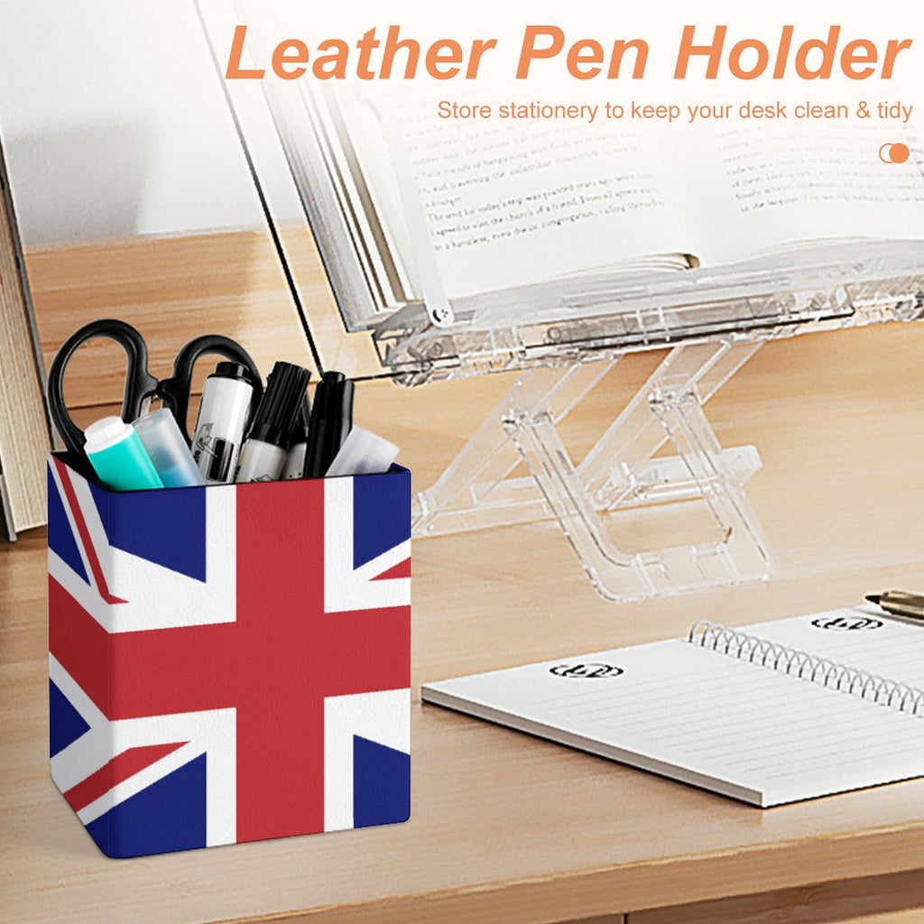 United Kingdom Flag Square Pen Holder