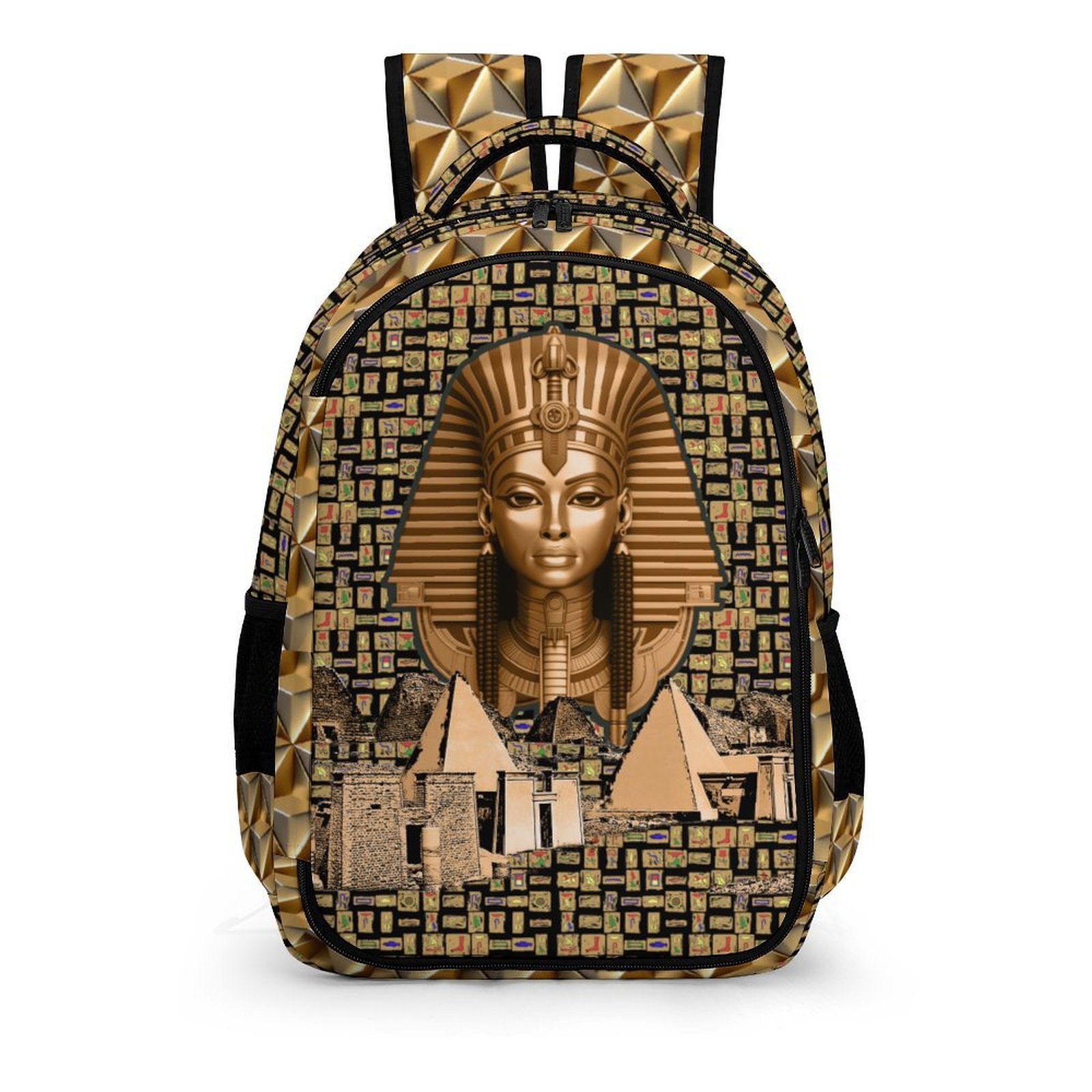 Nubian Queen Casual Backpack (Black) (5 Colors Available)