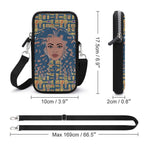 Nubian Girl (Blue) Mobile Phone Purse