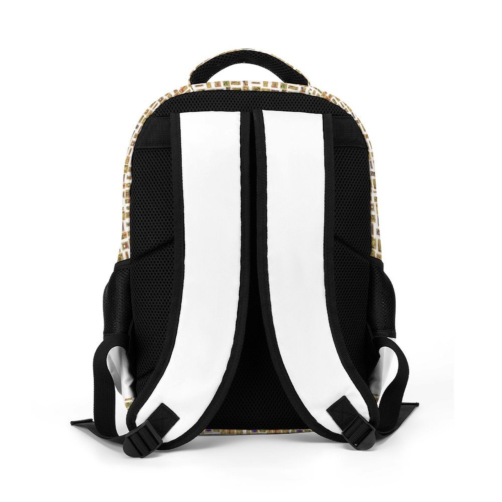 Nubian Girl Casual Backpack (White) (6Colors Available)