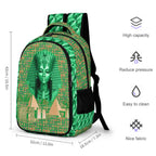 Nubian Queen Casual Backpack (Green) (5 Colors Available)