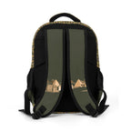 Nubian Girl Casual Backpack (Olive) (6Colors Available)