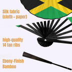 Janaica Flag Double-Sided Custom Folding Fan