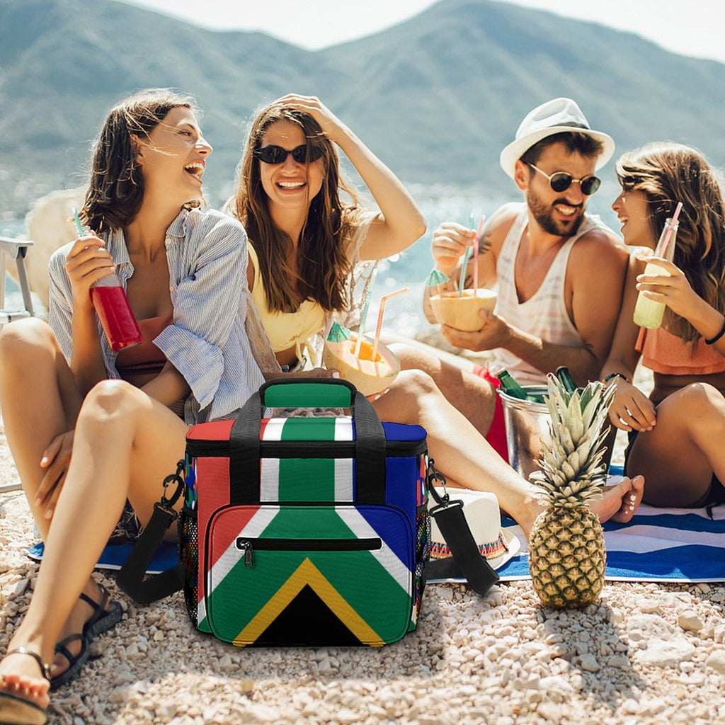 South Africa Flag Insulated Cooler Bag