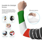 Italy Flag Cooling Compression Arm Sleeves