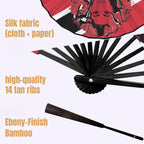 Trini Girl Double-Sided Custom Folding Fan