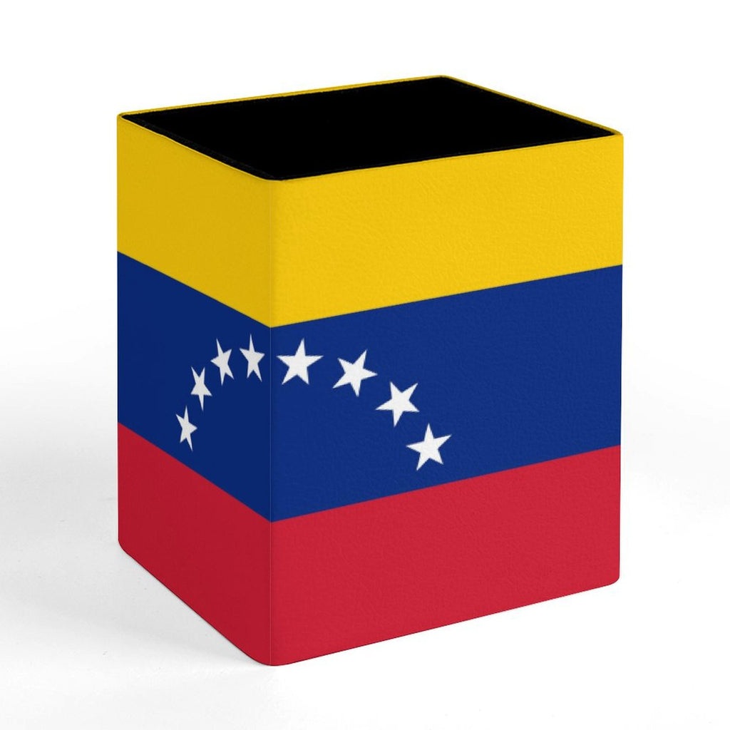 Venezuela Flag Square Pen Holder