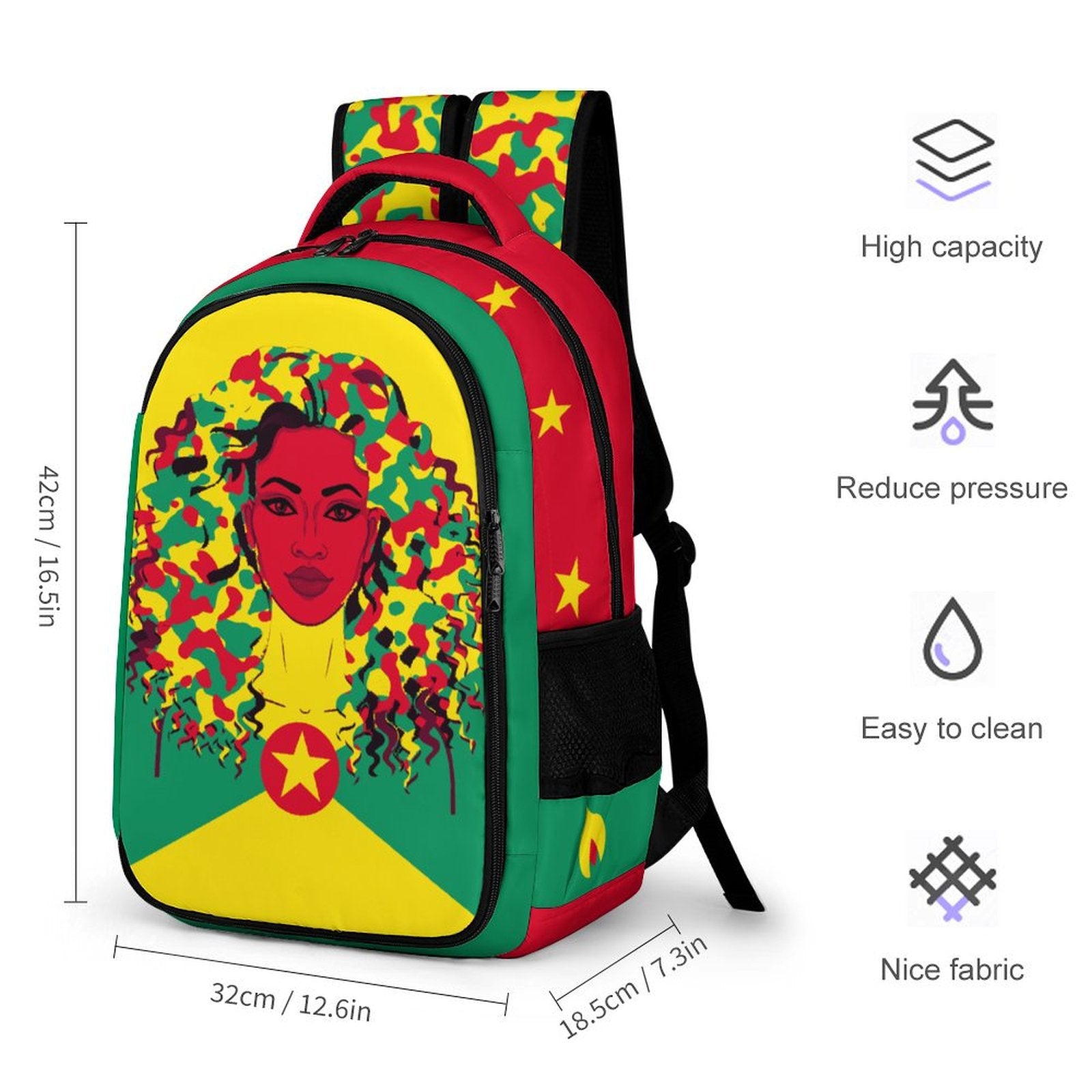 Grenadian Girl Casual Backpack