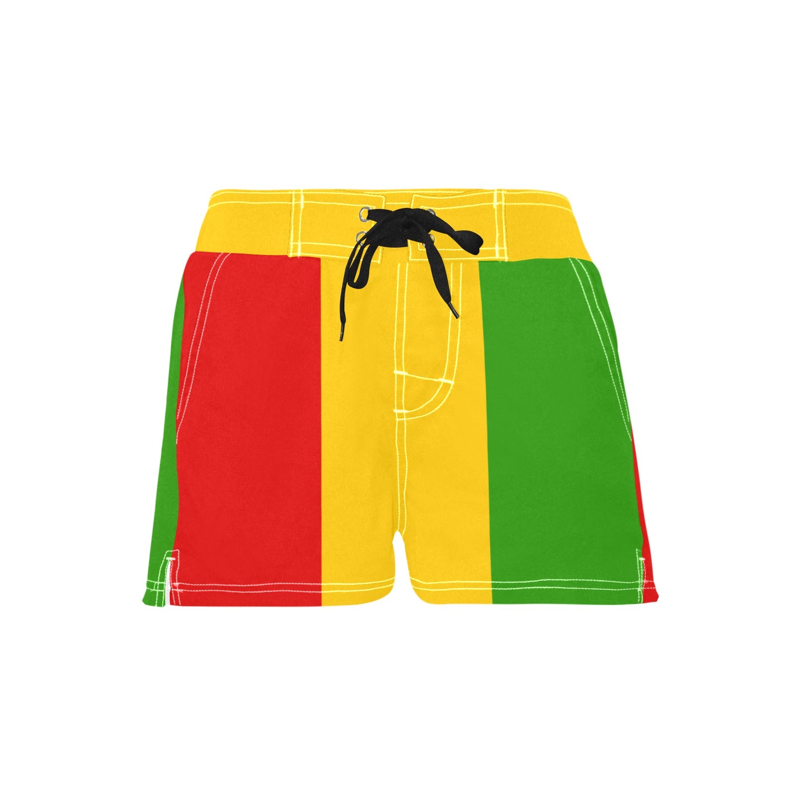 Rastafarian Flag Women's Casual Board Shorts