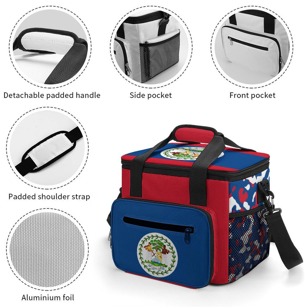 Belize Flag Insulated Cooler Bag