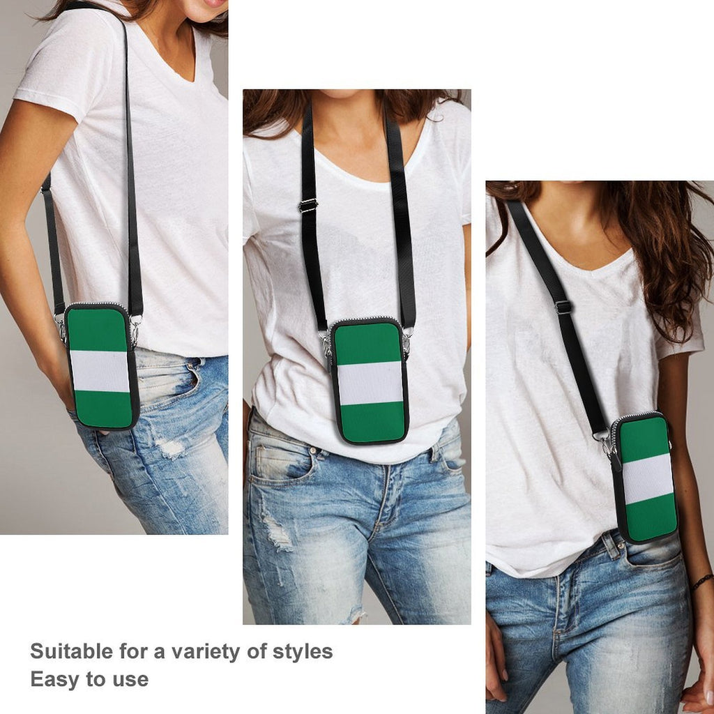 Nigeria Flag Mobile Phone Purse