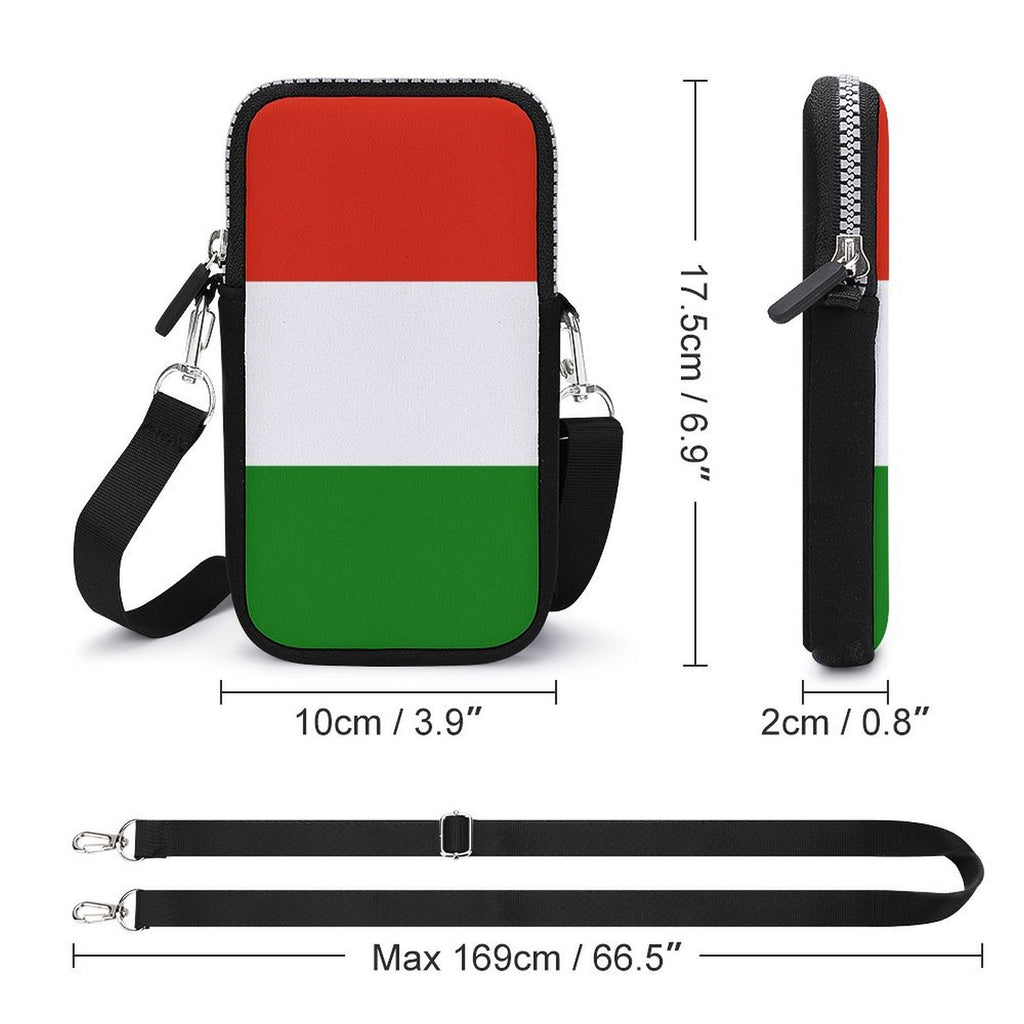 Italy Flag Mobile Phone Purse