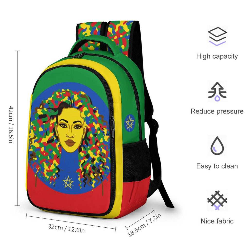 Ethiopian Girl Casual Backpack
