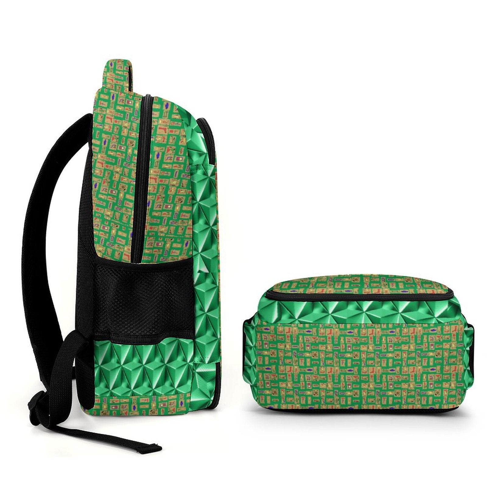 Nubian Queen Casual Backpack (Green) (5 Colors Available)