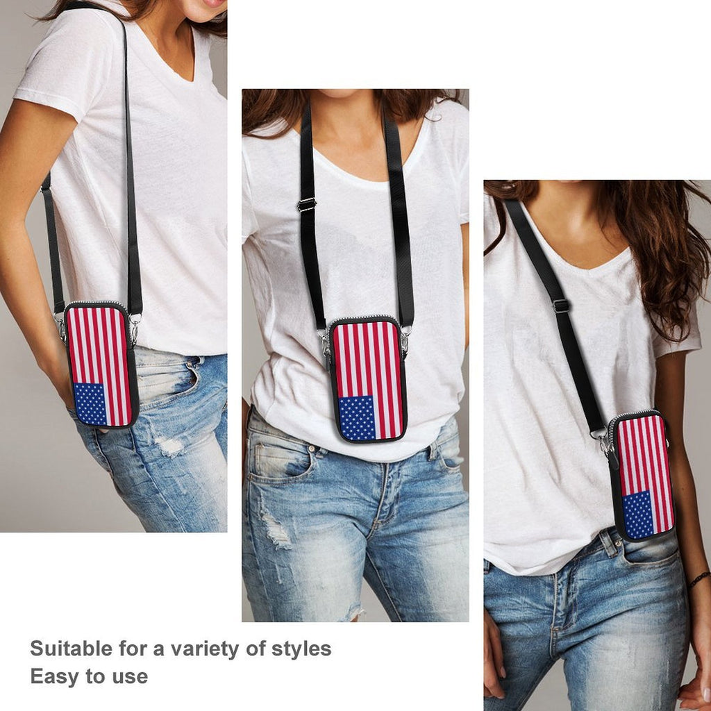 American Flag Mobile Phone Purse