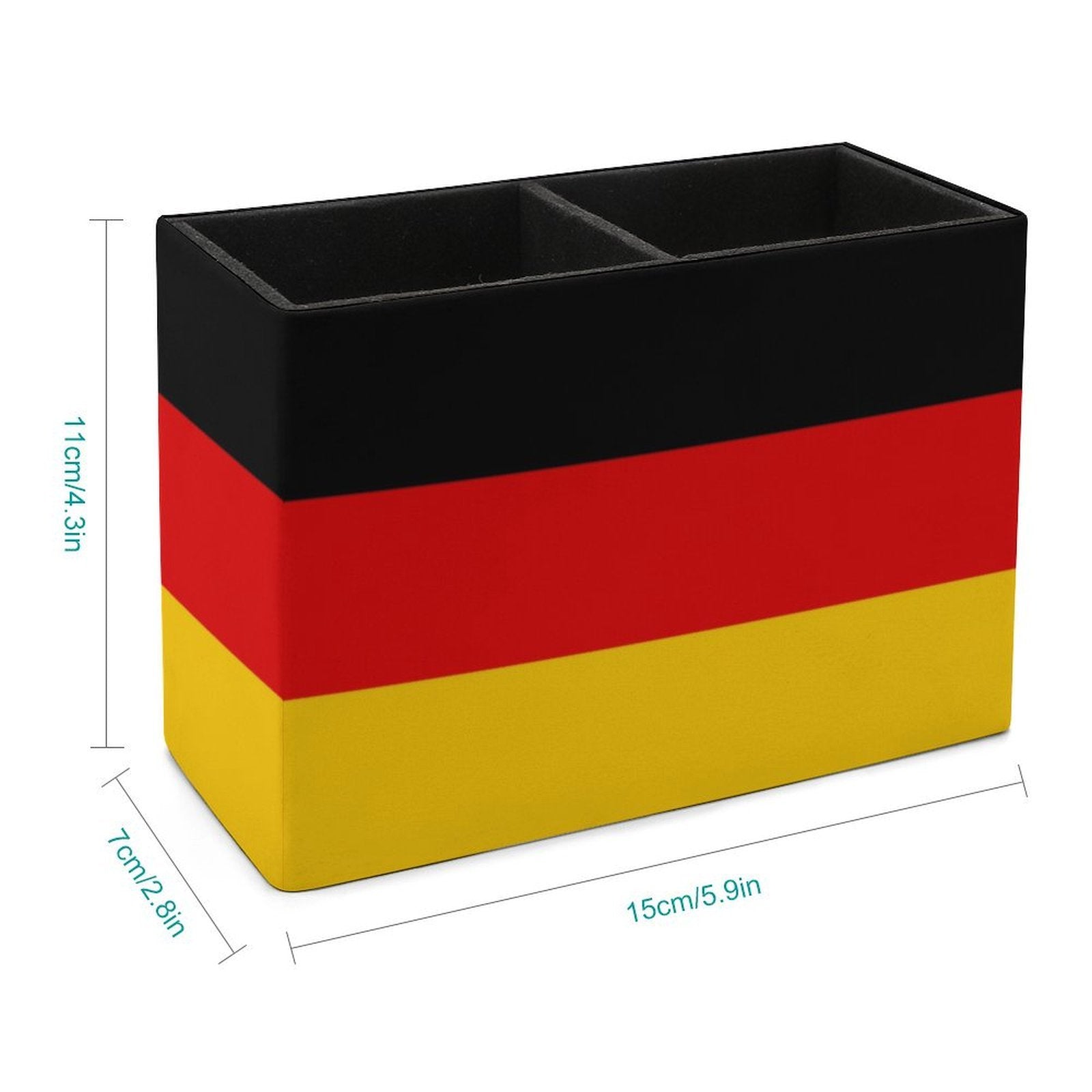 Germany Flag Leather Pen Holder