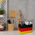 Germany Flag Leather Pen Holder