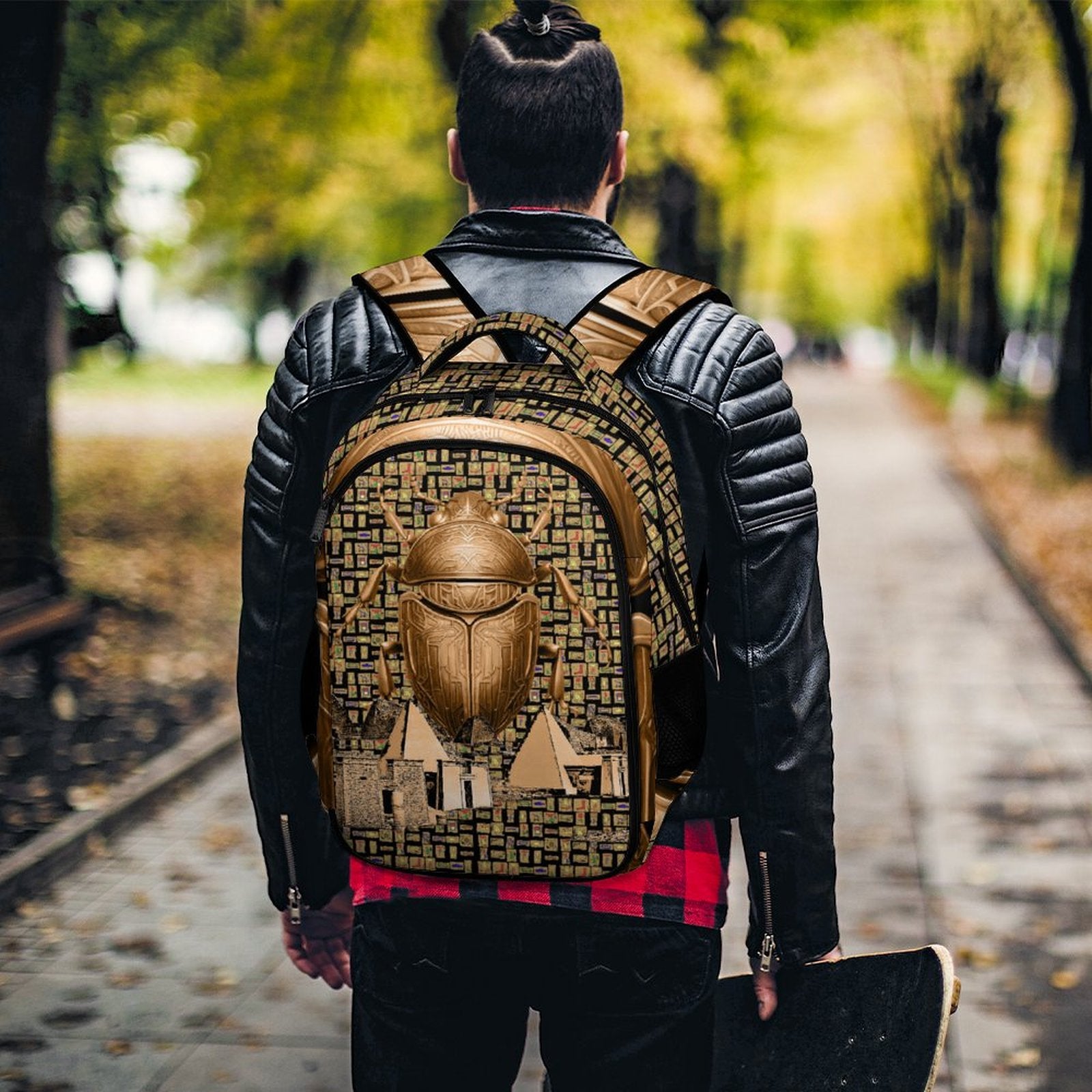 Nubia Scarab Casual Backpack (Black) (6 Colors Available)