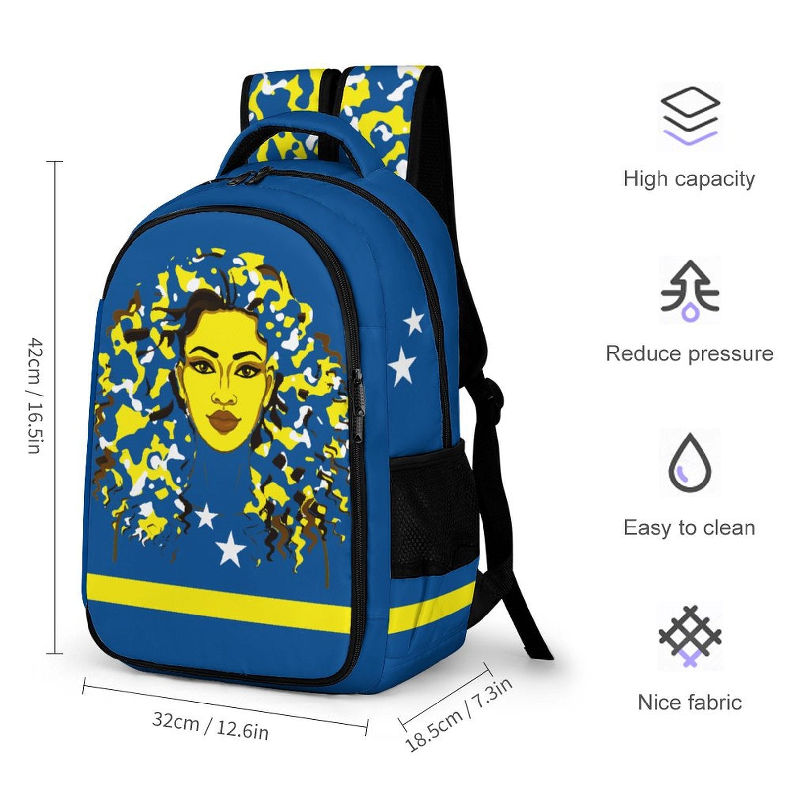 Curacaoan  Girl Casual Backpack