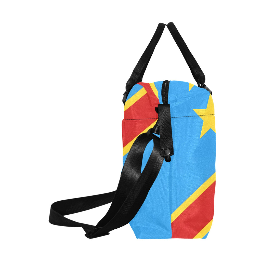 D R Congo Flag Large Capacity Duffle Bag