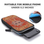 Nubian Girl (Red-Rust) Mobile Phone Purse