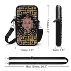 Nubian Girl (Black) Mobile Phone Purse