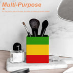 Rastafarian Flag Square Pen Holder