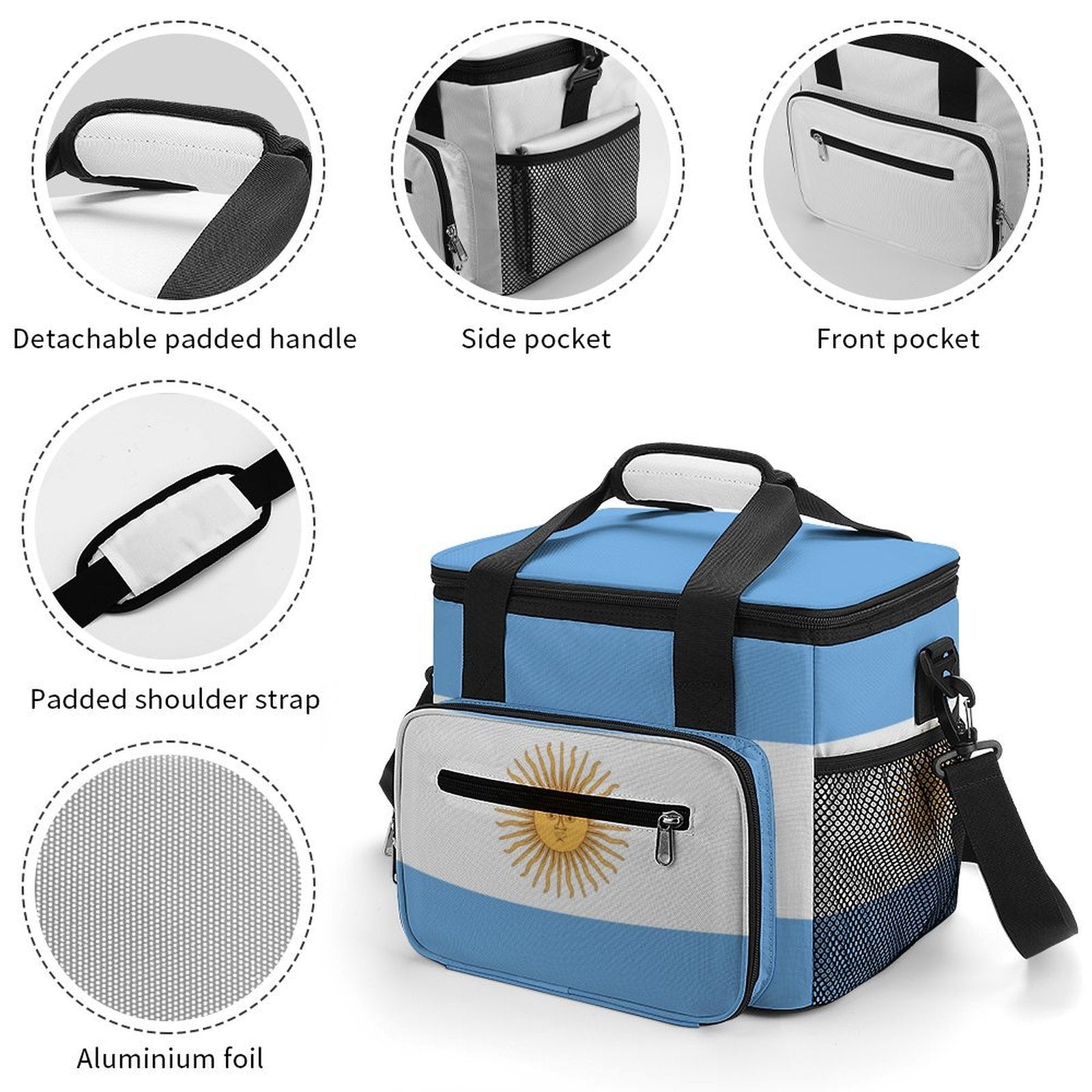 Argentina Flag Cooler Bag