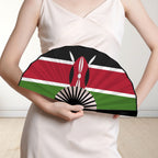 Kenya Flag Double-Sided Custom Folding Fan