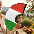 Italy Flag Double-Sided Custom Folding Fan