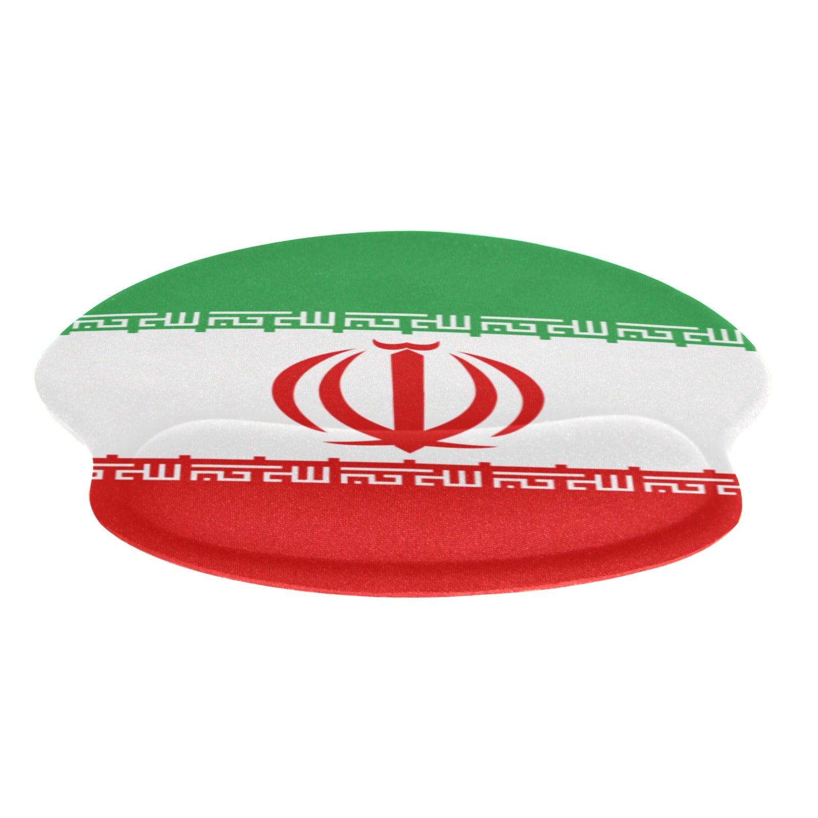 Iran Flag Mouse Pad with Wrist Rest Support