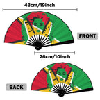 Guyanese Girl Double-Sided Custom Folding Fan