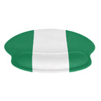Nigeria Flag Mouse Pad with Wrist Rest Support