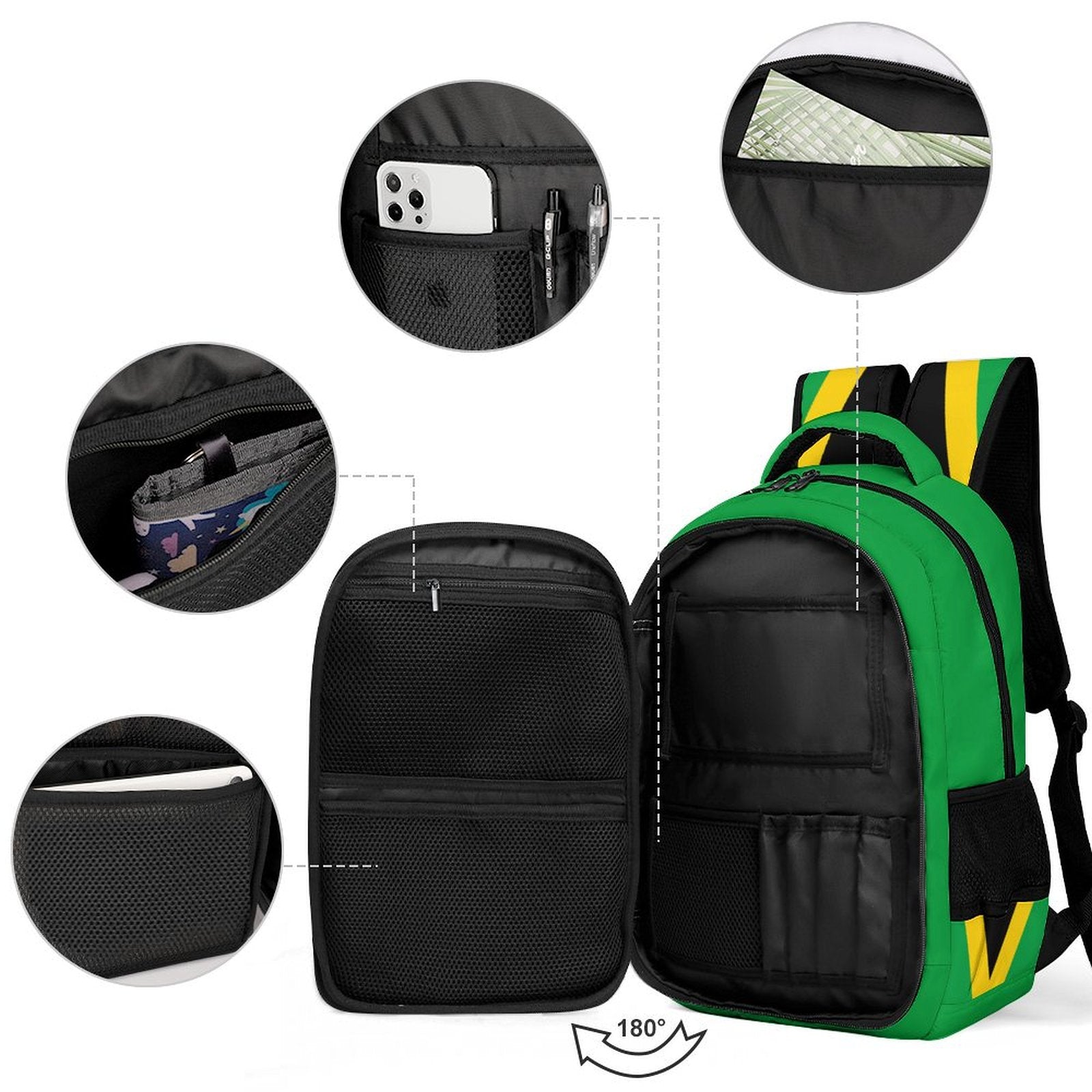 Jamaican Girl Casual Backpack