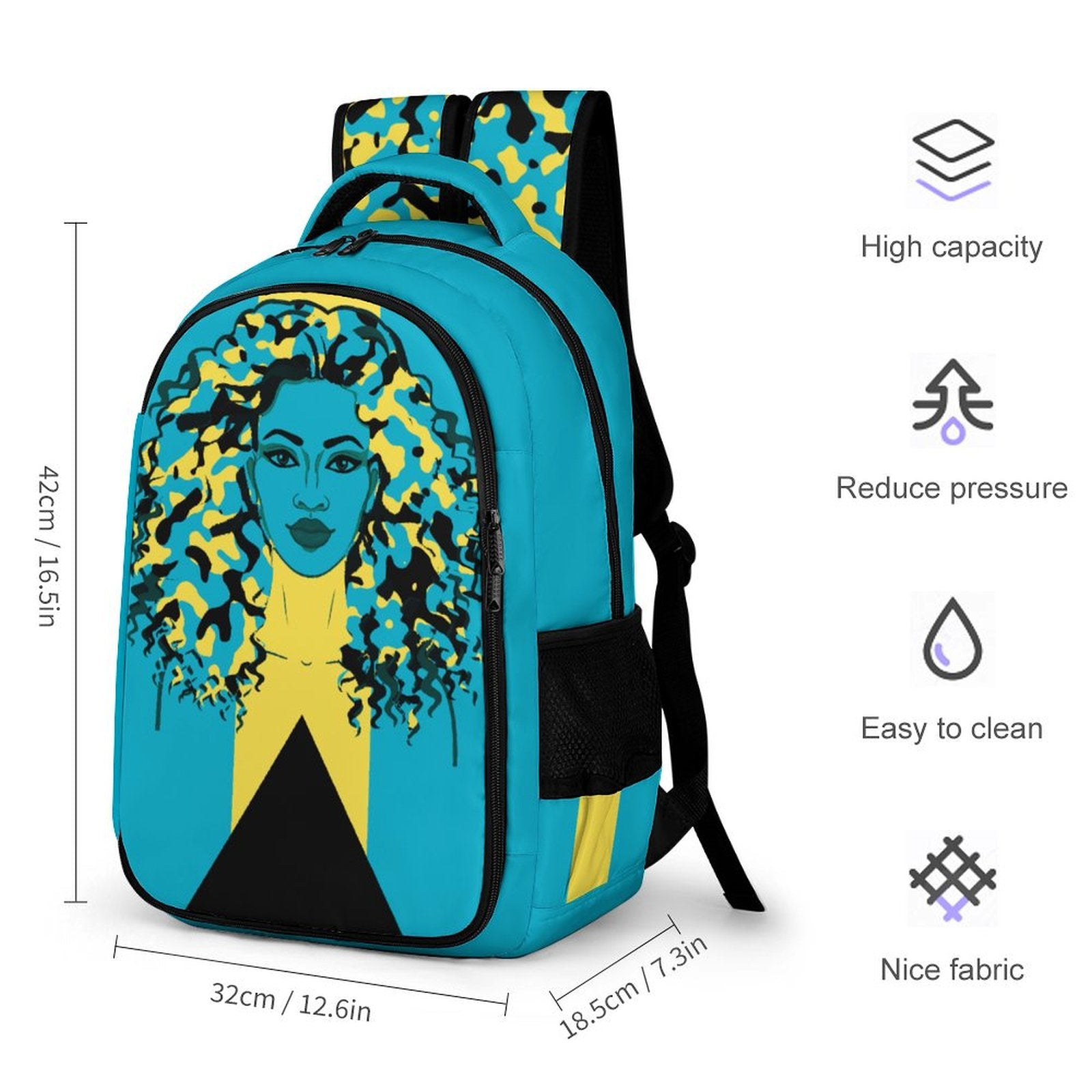 Bahamian Girl Casual Backpack