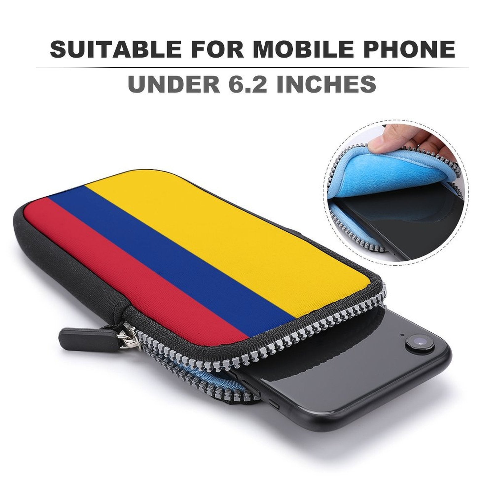 Columbian Flag Mobile Phone Purse