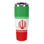 Iran Flag 40oz Tumbler with (Black or White Handle)